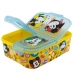 Κουτί Φαγητού με Θήκες Mickey Mouse Fun-Tastic 19,5 x 16,5 x 6,7 cm πολυπροπυλένιο