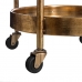 Kuchyňský vozík Zlatá Sklo Železo 50,5 x 40 x 74,5 cm