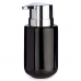Soap Dispenser Black Silver Metal Ceramic 350 ml (6 Units)