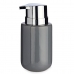 Soap Dispenser Grey Silver Metal Ceramic 350 ml (6 Units)