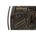 Настенное часы DKD Home Decor Шестерни Чёрный Позолоченный Железо (80 x 6,5 x 80 cm)