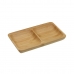 Snack tray Versa Bamboo 10 x 2 x 17,5 cm