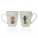 Tazza Mug Versa Porcellana Cactus Ananas