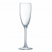 Pahar de șampanie Arcoroc Vina Transparent Sticlă 6 Unități (19 cl)