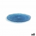 Плоская тарелка Quid Mar de Viento Синий Cтекло (Ø 28 cm) (Pack 6x)
