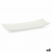 Tablett für Snacks Quid Select Weiß aus Keramik 20,5 x 7,5 cm (6 Stück) (Pack 6x)