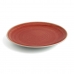 Flacher Teller Ariane Terra Rot aus Keramik Ø 31 cm (6 Stück)