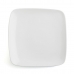 Flacher Teller Ariane Vital Square karriert Weiß aus Keramik 24 x 19 cm (12 Stück)