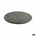 Мелкая тарелка Quid Mineral Gres Керамика Чёрный Ø 33 cm (6 штук)