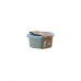 Runde Lunchbox mit Deckel Quid Inspira 250 ml grün Kunststoff