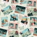 Bettdeckenbezug Cool Kids Postcard Reversibel Einzelmatratze (150 x 220 cm)