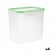 Hermetiška priešpiečių dėžutė Quid Greenery Skaidrus Plastmasinis 4,7 L (4 vnt.) (Pack 4x)