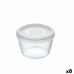 Round Lunch Box with Lid Pyrex Cook&freeze 600 ml 12 x 12 x 9 cm Transparent Glass Silicone (8 Units)