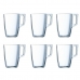 Set of Mugs Luminarc Nuevo Transparent Glass (320 ml) (6 Units)