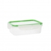 Lunchlåda Quid Greenery 1,4 L Transparent Plast (Pack 4x)