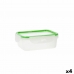 Кутия за обяд Quid Greenery 1 L Прозрачен Пластмаса 13 x 18 x 6,8 cm - 1 L (4 броя) (Pack 4x)