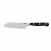 Santoku kniv Quid Professional Inox Chef Black Sort Metal (13 cm) (Pack 10x)