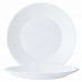Πιάτο για Επιδόρπιο Arcoroc Restaurant x6 Λευκό Γυαλί (Ø 19,5 cm)