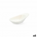 bandeja de aperitivos Quid Select Cerâmica Branco 10,5 cm (6 Unidades) (Pack 6x)