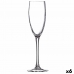 Copo de champanhe Ebro Transparente Vidro (160 ml) (6 Unidades)