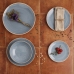 Plochý tanier Ariane Terra Modrá Keramický (6 kusov)