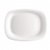 Szervírozótányér Bormioli Rocco Parma Négyszögletes Fehér Üveg 20 x 28 cm (24 egység)