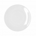 Flat Plate Bidasoa Glacial Coupe White Ceramic 25 cm (6 Units) (Pack 6x)