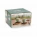 Set med kopper og underkopper Quid Vita Morning Keramik Beige (22 cl) (4 pcs)