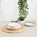 Tableware Quid Allegra Peoni Pink White Ceramic (18 Pieces)