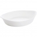 Køkkenspringvand Luminarc Smart Cuisine Oval Hvid Glas 28 x 17 cm (6 enheder)