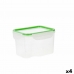 Hermetična Škatla za Malico Quid Greenery 1,8 L Prozorno Plastika (Pack 4x)