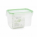Ερμητικό Κουτί Γεύματος Quid Greenery 1,8 L Διαφανές Πλαστική ύλη (Pack 4x)