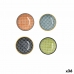 Plate Quid Pippa Multicolour Ceramic (36 Units) (Pack 36x)