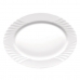Поднос за сервиране Bormioli Rocco Ebro Овал Бял Cтъкло (36 cm) (12 броя)