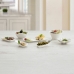 Snack tray Quid Select Flower Ceramic White (6 Units) (Pack 6x)