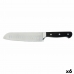 Santoku nôž Quid Professional Inox Chef Black Čierna Kov (Pack 6x)