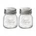 Salt och peppar-set Bormioli Rocco Quattro Stagioni Transparent Glas 150 ml