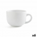 чаша за чай Quid Snow Fehér Kerámia 400 ml (6 egység) (Pack 6x)