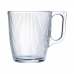 Skodelica Luminarc Stripy Morgenmad Gennemsigtig Glas (250 ml) (6 enheder)