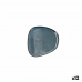 Plakans šķīvis Bidasoa Ikonic Keramika Plava (14 x 13,6 x 0,8 cm) (Pack 12x)