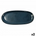 Serveerschaal Bidasoa Ikonic Keramisch Blauw (36 x 16 cm) (Pack 2x)