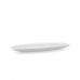 Kochschüssel Quid Gastro Weiß aus Keramik 35,5 x 15,8 x 2,8 cm (6 Stück) (Pack 6x)