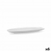 Kochschüssel Quid Gastro Weiß aus Keramik 35,5 x 15,8 x 2,8 cm (6 Stück) (Pack 6x)