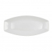 Kochschüssel Quid Gastro aus Keramik Weiß (40 x 17,5 x 3,5 cm) (Pack 4x)