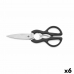 Scissors Richardson Sheffield Artisan 21 x 8,5 x 1 cm Black Metal (Pack 6x)