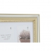 Cornice Portafoto DKD Home Decor Luxury Cristallo polistirene Dorato Argentato Tradizionale 46,5 x 2 x 28,5 cm (2 Unità)