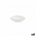Skål Quid Select Hvid Plastik 13 x 11 x 3,5 cm (6 enheder)