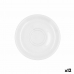 Плоска чиния Bidasoa Glacial Кафе 100-180 ml Бял Керамика (12 броя) (Pack 12x)
