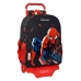 Skoleryggsekk med Hjul Spider-Man Hero Svart 33 x 42 x 14 cm