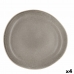 Flat Plate Bidasoa Gio Occasional Grey Ceramic 26,5 cm (4 Units)